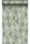 eco texture non-woven wallpaper grasscloth in graphic 3D motif light gray green