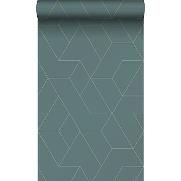 wallpaper graphic lines grayed vintage blue